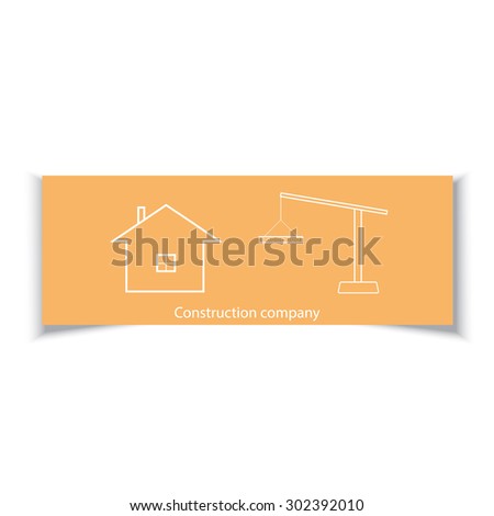 Business card construction company.