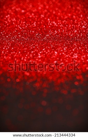 Red and Black Glitter background. Holiday, Christmas, Valentines, Beauty and Nails abstract texture