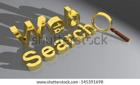 Web Search with magnifier