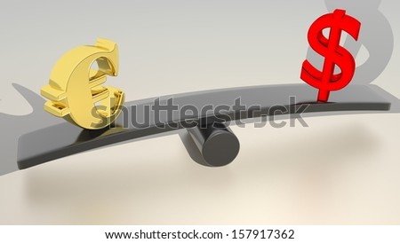 Euro and Dollar