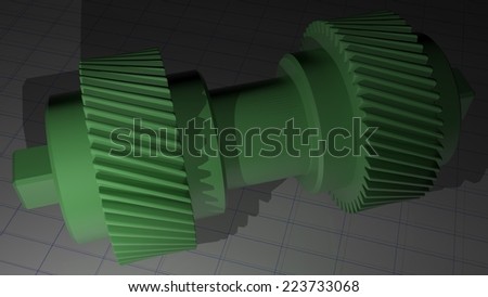 Helical Gears - Toothed wheels