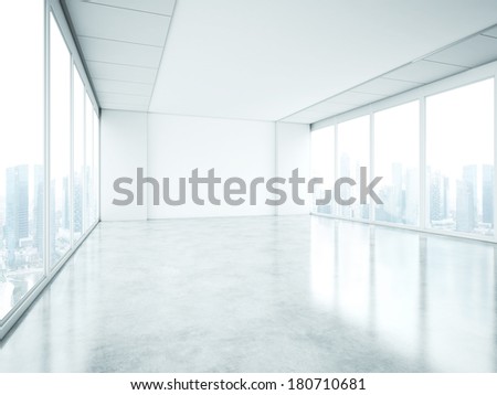 Empty office interior