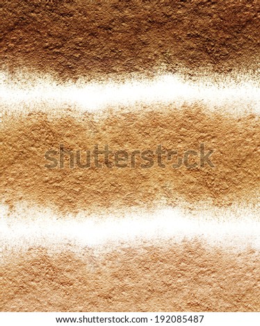 Different tones of mineral powder