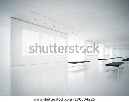 empty gallery interior