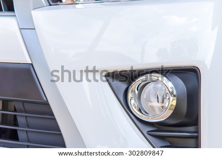 Car headlight.modern car fog light