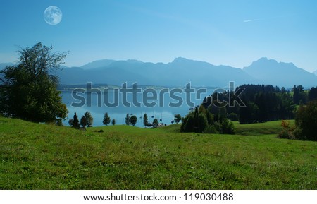 Alpine landscape, Germany, Europe