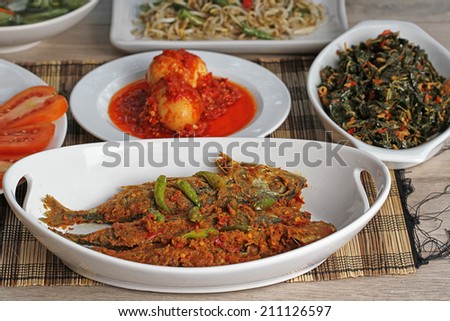 Some Indonesian foods for family lunch
