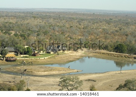 Aerial view of Arathusa Safari lodge in Sabi Sands park