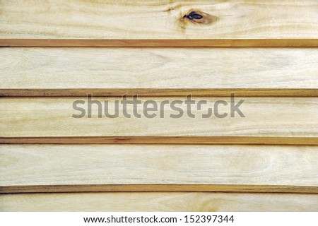 Wood pattern on the wall.