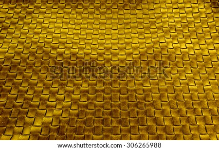 bronze, gold braided  leather texture for background
