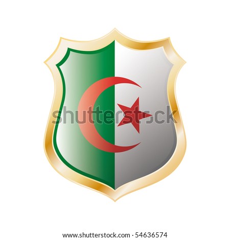 stock vector : Algeria flag on