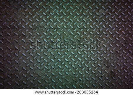 Diamond steel metal sheet pattern