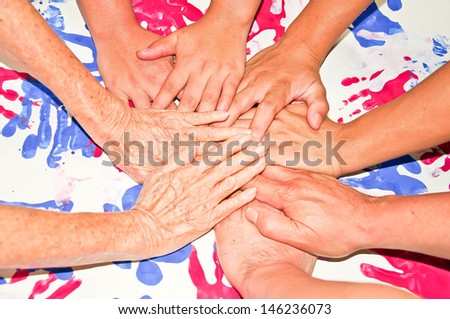 Hands in unity