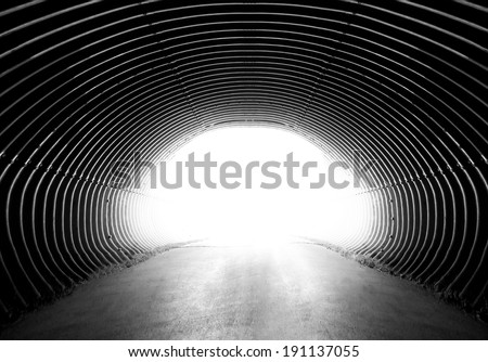 Light at the end of tunnel.