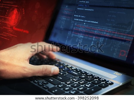 hacker at work