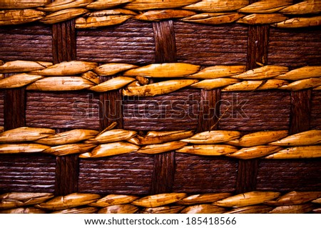 Woven Basket Texture and Background Handmade Product Design.