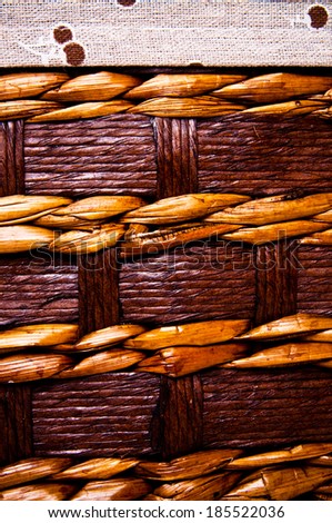 Woven Basket Product Design Handmade for wallpaper, Background and texture.