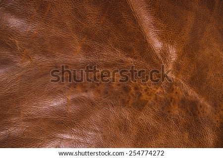 Dark Brown Leather for Concept and Idea Style of Fine Leather Crafting, Handmade Leather handcrafted, Background Textured and Wallpaper.