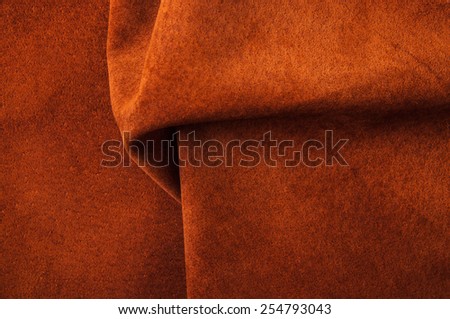 Brown, Orange Leather for Concept and Idea Style of Fine Leather Crafting, Handcrafts, Handmade, handcrafted, leather worker. Background Textured and Wallpaper. Rustic Style.