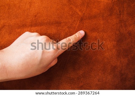 Brown, Orange Leather with Craftsman Hand Point, Concept and Idea Style of Fine Leather Crafting, Handcrafts, Handmade, handcrafted, leather worker. Background Textured and Wallpaper. Rustic Style.
