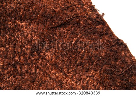 Dark Brown Leather, Genuine. Natural Suede. Concept and Idea of Fine Leather Crafting, Handcrafts, Handmade, Handcrafted, Leather Industry. Background Textured and Wallpaper. Rustic Style.