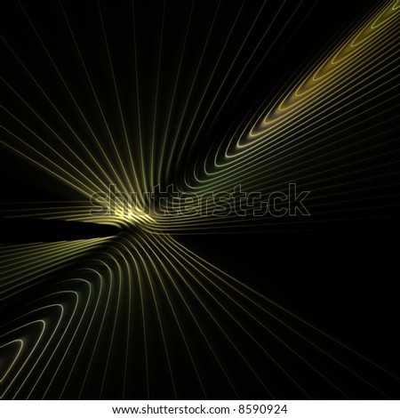 black background with fine lines