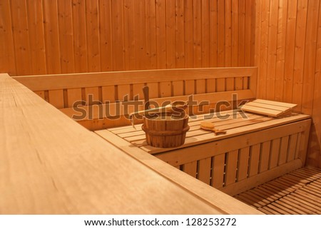 Healthy sauna Sauna spa heat steam room.
