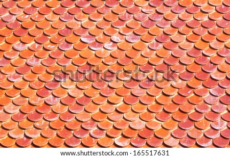 Roof tiles background tiles