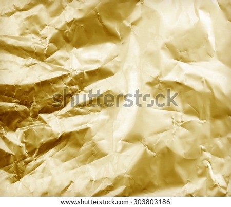 Shiny yellow leaf gold texture background sheet.