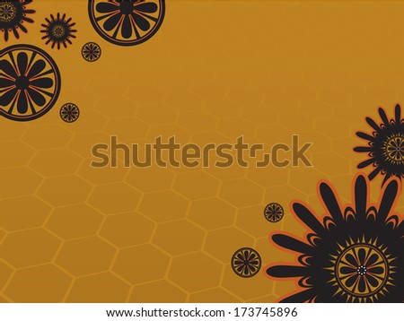Background flower 3 yellow