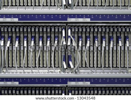 Hardware of the switchboard of cellular communication