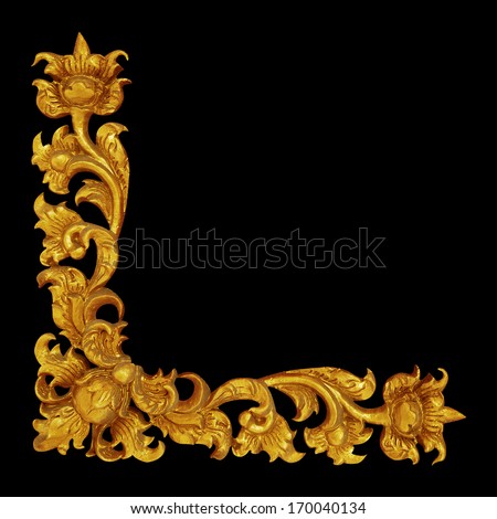 Ornament elements vintage gold floral designs Ornament elements vintage gold floral designs