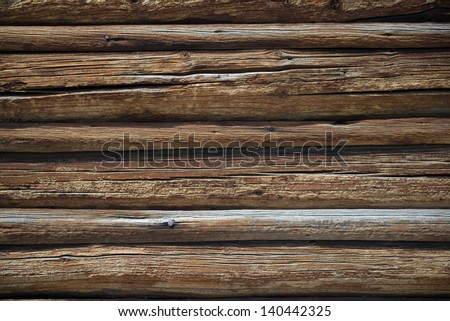 Horizontal wood panels as a background