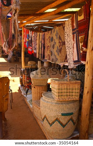 Craft market in Swaziland, Africa