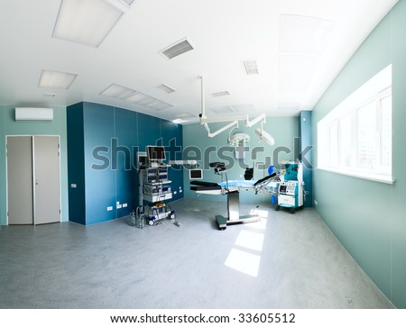 Operating room in a hospital