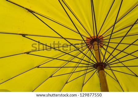 Colorful umbrella for backgrounds.
