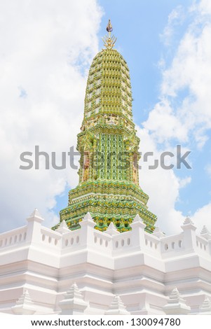 Architecture in the temple of thailand