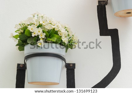fake flower in the vase
