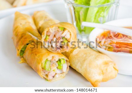 Thai spring roll (Sea food)