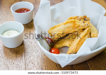 Fried wing chicken