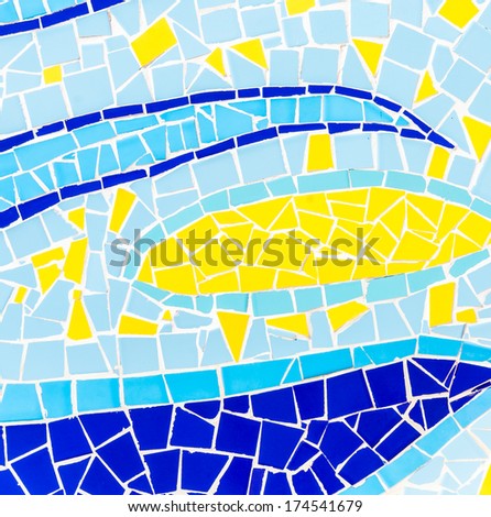 Color mosaic texture background