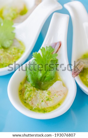 Shrimp in fish sauce