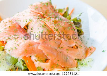 Smoked Salmon salad