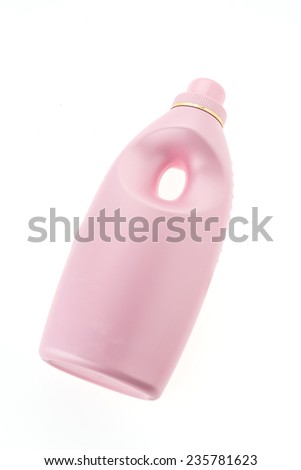 fabric softener bottle isolated on white background