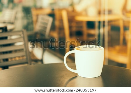 Coffee mug - vintage effect style pictures
