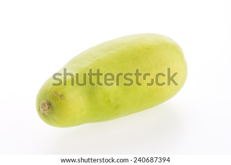 winter melon isolated on white background