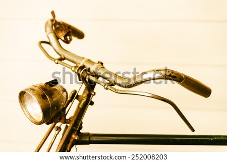 Old vintage Bicycle - vintage effect style pictures