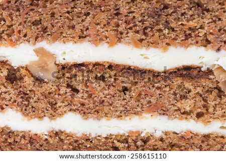 Carrot cakes textures background