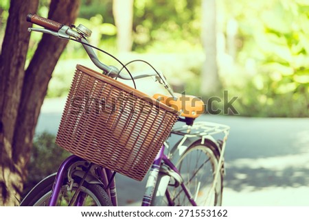 Vintage bicycle - vintage filter