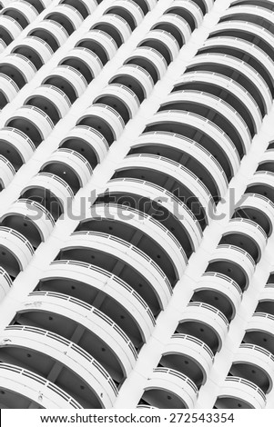 Window building textures background - black and white style